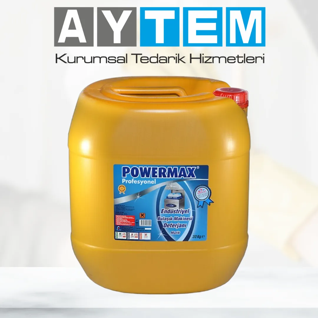 POWERMAX EKSTRA ENDÜSTRİYEL BULAŞIK MAKİNESİ DETERJANI 30 KG